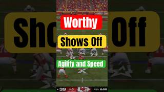 Xavier Worthy  98 Speed Machine  Kansas City Chiefs  madden25 [upl. by Annaoi]