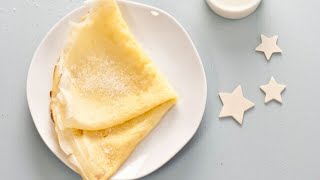 Recette  Crêpe à la farine damarantes et au lait damande sans gluten [upl. by Danny767]