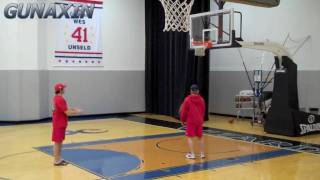 Ovechkin and Backstrom Shoot Hoops [upl. by Annairdua]