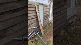 Sweet Gum Siding on 8x12 tiny house [upl. by Annai186]