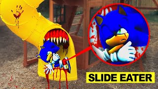 DROHNE ÜBERWACHT SLIDE EATER mit SONICEXE am SPIELPLATZ um 3 UHR [upl. by Onailimixam371]