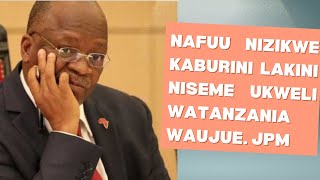 maneno yaliyo jaa uzalendo ya raisi magufuli [upl. by Studnia]