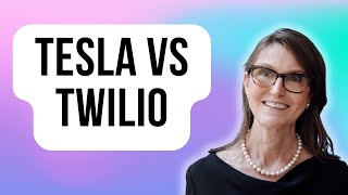 Best Cathie Wood Stock to Own Tesla Stock vs Twilio Stock  Tesla Stock Analysis  TSLA Stock News [upl. by Freya]