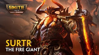 Smite  God Reveal  Surtr The Fire Giant [upl. by Arym]