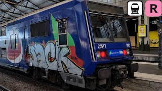 Transilien R 4K Du Z20500 TransilienIDFM en gare de BagneauxsurLoing [upl. by Fleisig614]