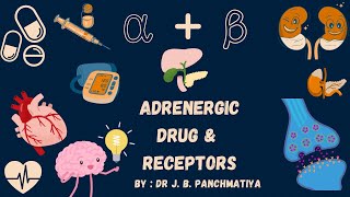 Adrenergic drugs Sympathomimetic drugs  Part  1  By  Dr J B Panchmatiya [upl. by Valle]