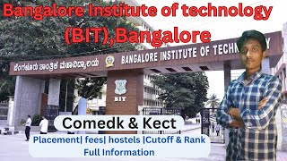 Bangalore institute of technology collegeBIT review  Placement  Admission  Cutoff  Hostel fee [upl. by Ehcrop603]