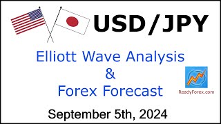 USD JPY Elliott Wave Analysis  Forex Forecast  September 5 2024  USDJPY Analysis Today [upl. by Nabois323]