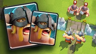 USEI BÁRBAROS DE ELITE NOVA CARTA CLASH ROYALE [upl. by Mayda]