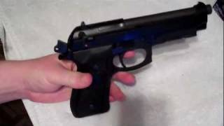 Beretta 92fs Broken Hammer Release Lever [upl. by Rossing]