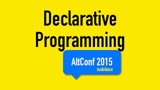 Introduction to Declarative Programming [upl. by Belayneh74]