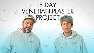 This Is How You Do Venetian Plaster  Venetian Plaster Art Walters Custom Painting [upl. by Jabin]