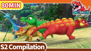 Dino Trainers S2 Compilation 2532  Dinosaurs for Kids  Trex  Cartoon  Toys  Robot  Jurassic [upl. by Deevan]