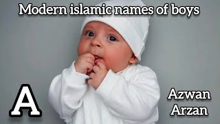 A letter muslim boy names muslimbabyboynames2023 allaboutmomnbaby babyboynames2023 [upl. by Ydorb117]