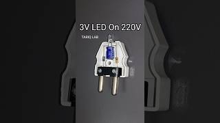 3V LED On 220V AC [upl. by Uzzial]