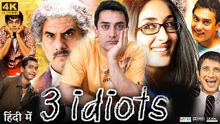 3 Idiots Full Movie  Aamir Khan  Sharman Joshi  Kareena Kapoor Khan  Review amp Facts HD [upl. by Elleinahc]