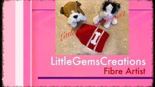 XS Dog Sweater Vest  Crochet Tutorial [upl. by Anawaj]