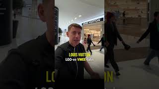 Louis Vuitton shorts english education pronunciation vocabulary englishwords [upl. by Euqinmod273]