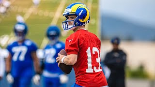 Stetson Bennett Going Deep at Rams OTAs [upl. by Halpern]