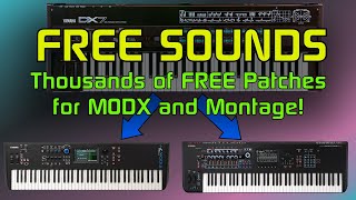 Thousands of FREE FMX Sounds for your MODX and Montage DX7 to the Rescue [upl. by Ahsineb]