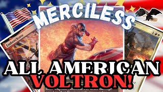 Captain America SHREDS through opponents creatures  Magic the gathering [upl. by Anihsak]