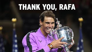 Rafael Nadal Retirement Tribute  US Open [upl. by Cinelli]