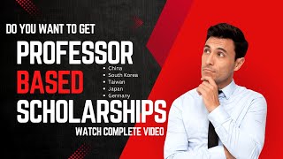 How to get Professor Based Scholarships  Complete Process  How to write email [upl. by Harad]