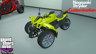 Nagasaki Stryder Customization Price GTA Online New Motorcycle 3 Wheel [upl. by Alecia226]