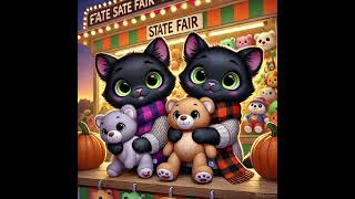 Having fun at the state fair cat cattales cute talkingtom catvideos kittyadventure fypage [upl. by Cain]