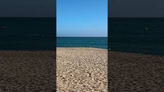 October on the Costa Brava Playa de Blanes awaits 🌞🌊PlayaDeBlanes CostaBrava sea autumn [upl. by Llyrpa]