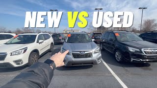 Should I buy a New or Used Subaru Which is the better deal [upl. by Idnal]