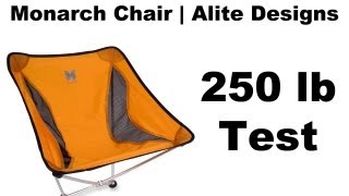 Alite Monarch Butterfly Camp Chair  250lb Test [upl. by Nellie]