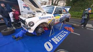 Killarney Historic Rally service park before last night stage DJI Action 4 [upl. by Eri]