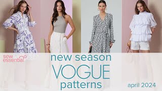 New Season Vogue Patterns  April 2024 [upl. by Ennaehr]