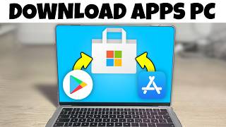 How to Download Apps on Windows 10  11 Laptop or Computer  2024 [upl. by Nahsab]