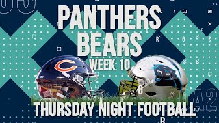 Will Panthers Adam Thielen Eat Vs Bears Defense  Thursday Night Football Preview [upl. by Nallad]