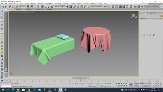 3D Max 13 Ders Masa Örtüsü ve Yatak Örtüsü Modelleme Cloth [upl. by Kreg]