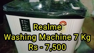 Realme washing machine  realme fully automatic top load washing machine review [upl. by Elenore246]