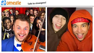 SURPRISING OMEGLE with an ENTIRE ORCHESTRA [upl. by Nemhauser]