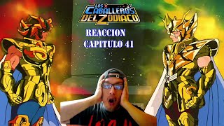 reaccion capitulo 41 saint seiya aioria vs shaka saga 12 casas [upl. by Eylloh535]