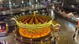 Riding on the Observation Wheel at Nottingham Winter Wonderland [upl. by Eatnuahc]