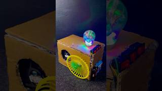 How to make Air Cooler at home Using Cardboard DC motor Cooling Fan LED strip shorts [upl. by Gulgee]