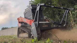 Kubota svl972s Loftness battle AX forestry mulcher kubotacountry farming jesus jesuschrist [upl. by Shepherd620]