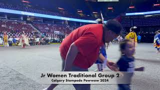 Jr Women Traditional Calgary Stampede Powwow 2024 [upl. by Tolley990]