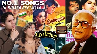 The Past of Indian Music Latinos React to No 1 Song in Binaca Geetmala from each year 19532000 [upl. by Doreen622]