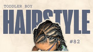 TODDLER BOY BRAIDS HAIRSTYLE 82  PROTECTIVE STYLES FOR KIDS  BOY TWISTS HAIRSTYLE  CURLY HAIR [upl. by Annaehr919]