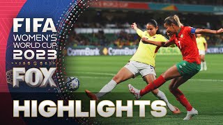 Morocco vs Colombia Highlights  2023 FIFA Women’s World Cup [upl. by Atihana475]