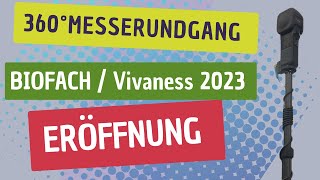 BIOFACH  VIVANESS 2023 Eröffnung  360° Rundgang durch den Festsaal [upl. by Idleman]