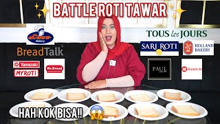 TASYI BATTLE ROTI TAWAR  HAHH KOK BISAA [upl. by Pence]