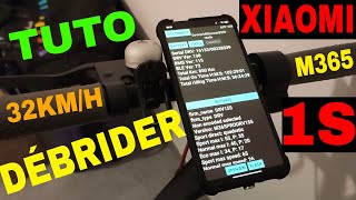 XIAOMI M365 1S DÉBRIDER 32KMH TUTO EN DÉTAIL  DEBRIDAGE AVEC APPLICATION [upl. by Notsla]